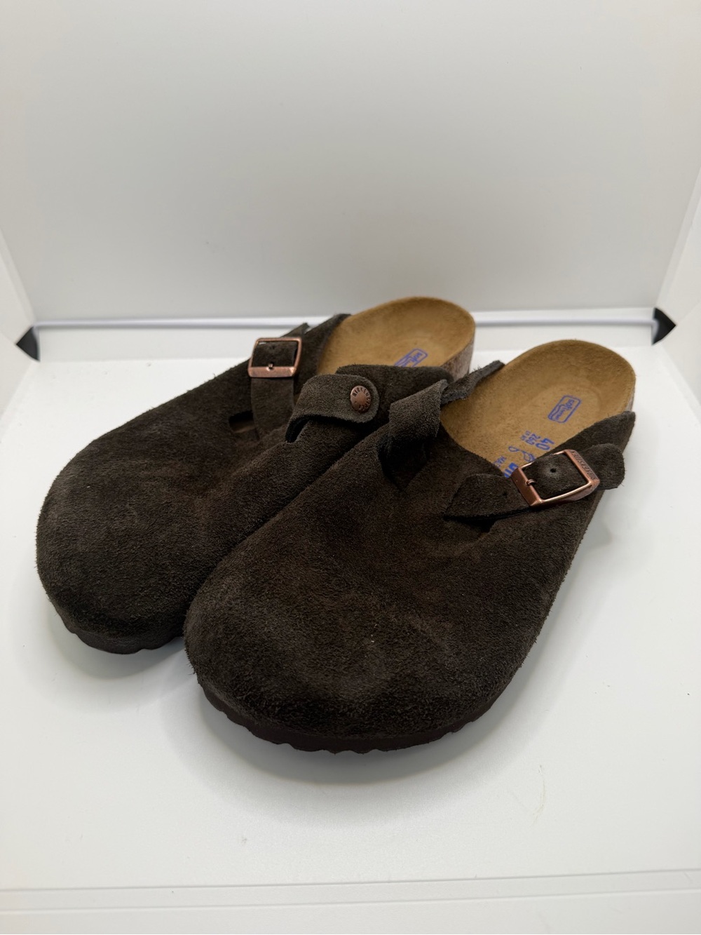 Brown Boston Birkenstocks